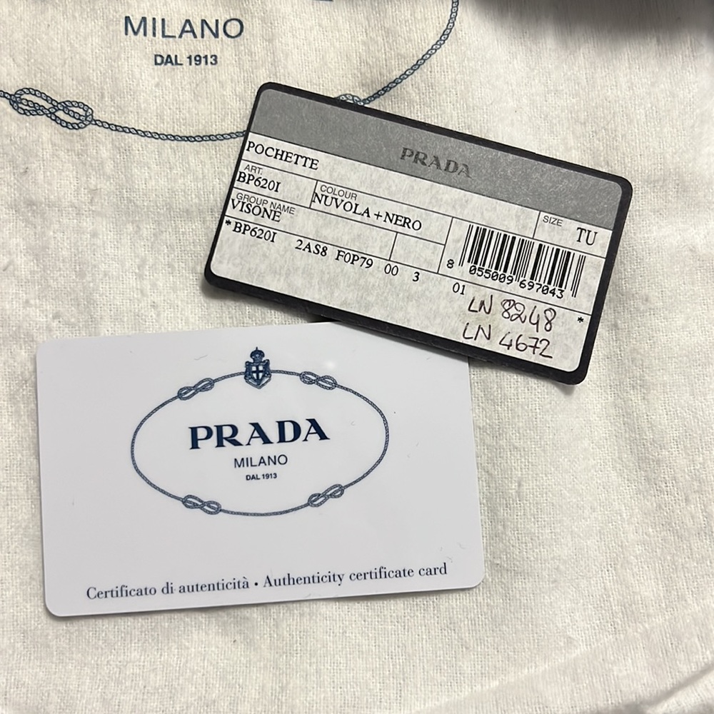 New Prada Mink Fur Pochette Clutch - Picture 9 of 9